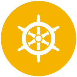 Ship wheel icon