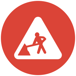 Road work icon