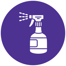 Cleaning spray icon