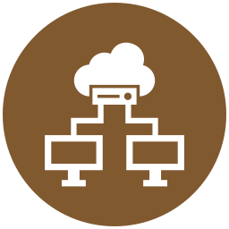 stockage en ligne Icône