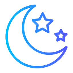 maan en sterren icoon