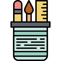 Pencil case icon