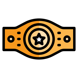 Champion belt icon