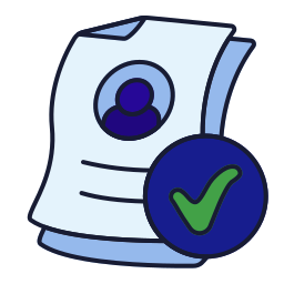 currículum y cv icono