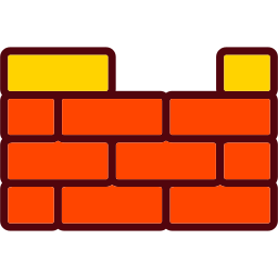 Brick wall icon