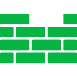 pared de ladrillo icono