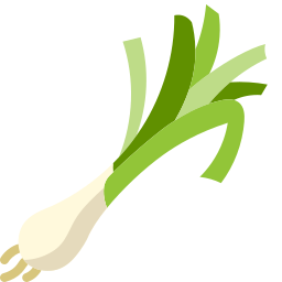 cebolla verde icono