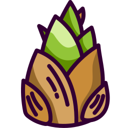 Bamboo shoots icon