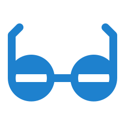 Party glasses icon