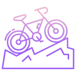 bicicleta de montaña icono