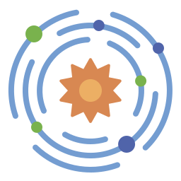 sistema solar Ícone