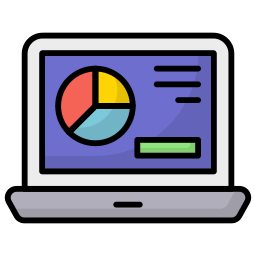 Online graph icon