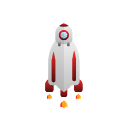 fusée Icône