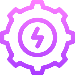 Electric gear icon