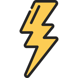 Lightning bolt  icon