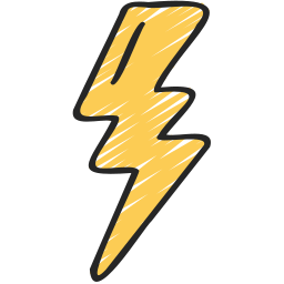 Lightning bolt  icon