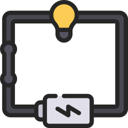 Electrical circuit icon