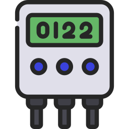 medidor de electricidad icono