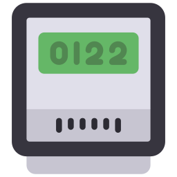 Electric meter icon