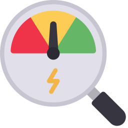 Electric meter icon