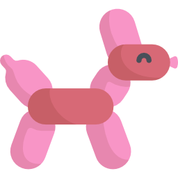 Воздушный шар собака иконка