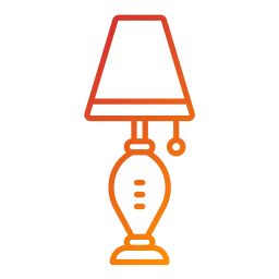 Table lamp icon