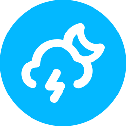 Thunderstorm-moon icon