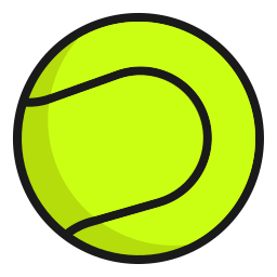 piłka tenisowa ikona
