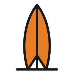 le surf Icône