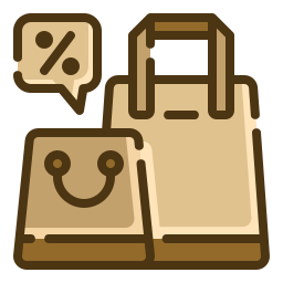 Shopping bag icon