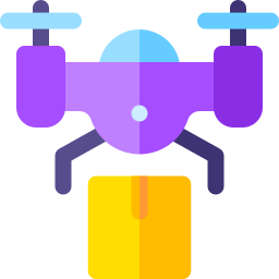 drone-bezorging icoon