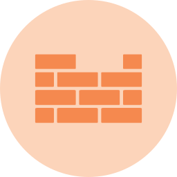 Brick wall icon