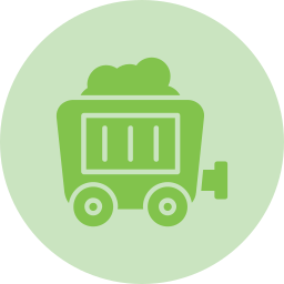 Mining cart icon