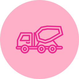 Mixer truck icon