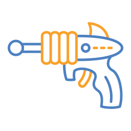 Space gun icon