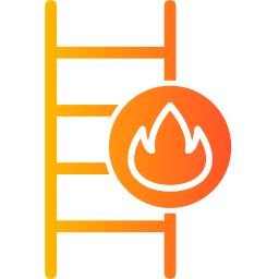 Пожарная лестница иконка