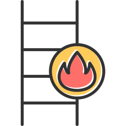 scala antincendio icona