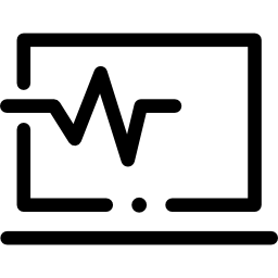 computadora médica icono