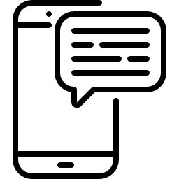 Message on Phone icon