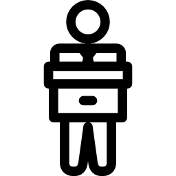 Man with Box icon