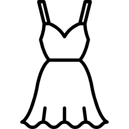 cocktail jurk icoon