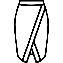 falda peplum icono