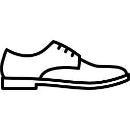 Кожаные туфли дерби иконка