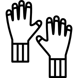 Шерстяные перчатки иконка