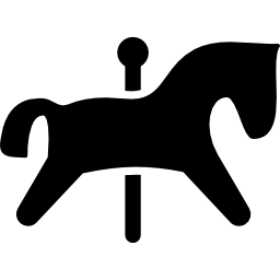 paseo a caballo icono