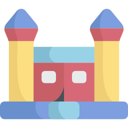 Надувной замок иконка