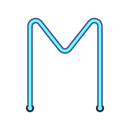 Letter m icon