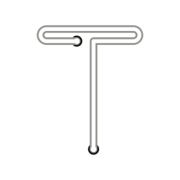 Letter T  icon