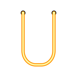 Letter u icon