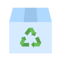 caixa de reciclagem Ícone